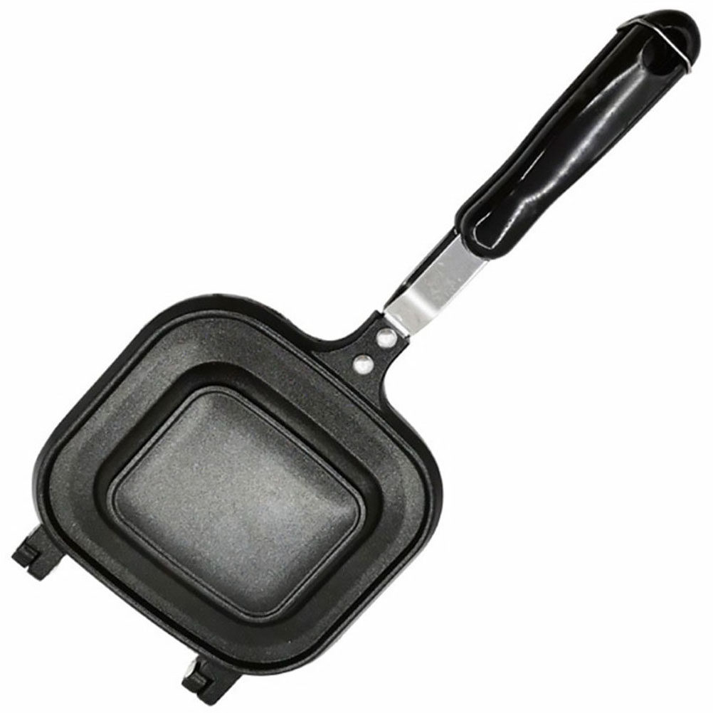 Home Cooking Egg Sandwich - Double-Sided Non-Stick Skillet Frying Pan for