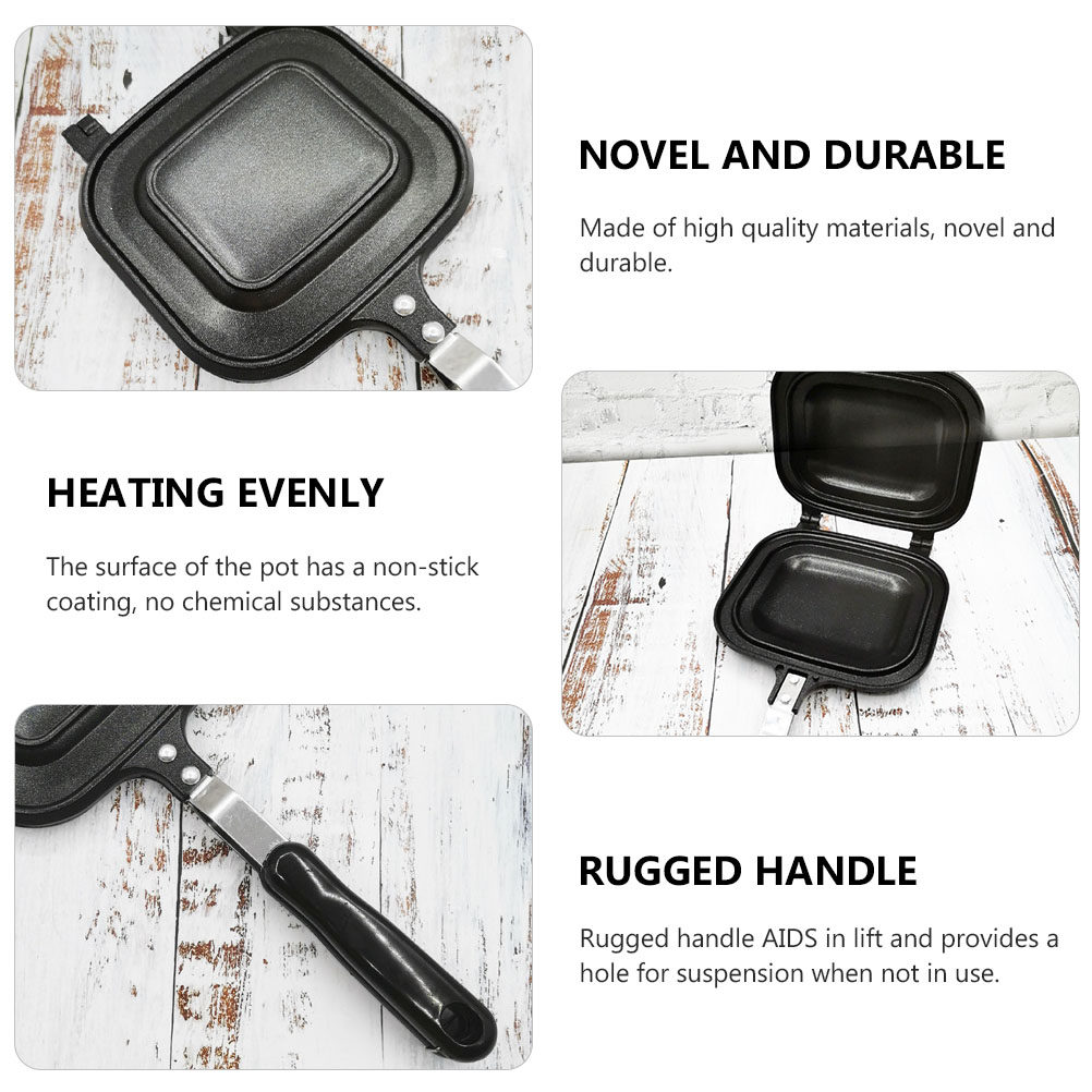 Double-Sided Non-Stick Skillet - огляд і ціна Home Cooking Egg Sandwich