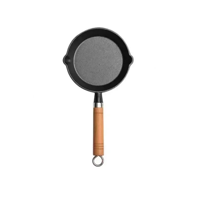 20cm Cast Iron Skillet Wooden  - огляд і ціна Dosa Pan Iron